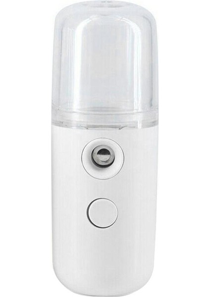 Yüz Nano Su Ikmal Makinesi Silindir Kız Kadın Makyaj Su Sisi Creat Yaz Serin Sulama Beyaz 3*10.5 cm (Yurt Dışından)