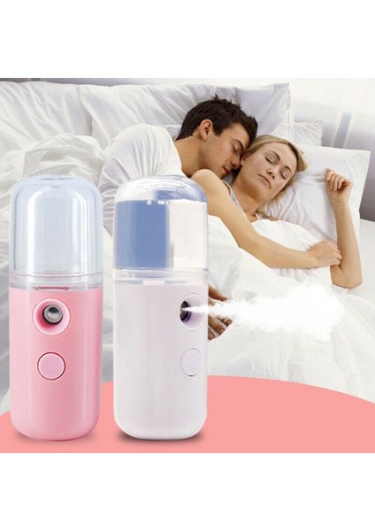 Yüz Nano Su Ikmal Makinesi Silindir Kız Kadın Makyaj Su Sisi Creat Yaz Serin Sulama Beyaz 3*10.5 cm (Yurt Dışından) fırsatları