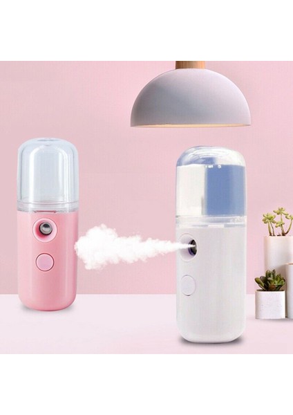 Yüz Nano Su Ikmal Makinesi Silindir Kız Kadın Makyaj Su Sisi Creat Yaz Serin Sulama Beyaz 3*10.5 cm (Yurt Dışından) indirimleri