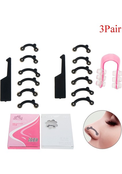 Yeni 3 Boyutu Güzellik Burun Mandalı Düzeltici Masaj Aracı Burun Yukarı Kaldırma Şekillendirme Klip Clipper Şekillendirici Köprü Doğrultmakırmızı (Kırmızı) (Yurt Dışından) modelleri