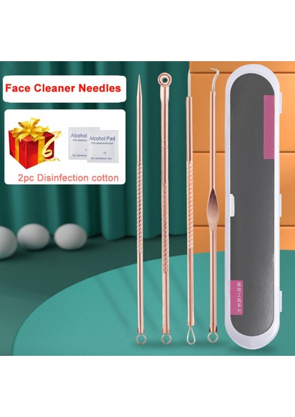 Adet Akne Kaldırma Aracı Paslanmaz Çelik Siyah Nokta Komedon Akne Leke Çıkarıcı Sökücü Yüz Cilt Bakımı Gözenek Temizleyici Iğneler (Yurt Dışından)