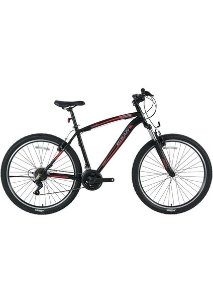 Mts 4600 24JANT 21VITES Dağ Bisikleti 34 cm Mat Siyah - Turuncu