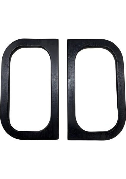 Elegant Ahşap Çanta Sapı Oval D Model 14 cm Ah5