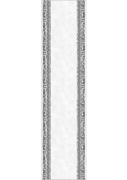 Beyaz Kaymaz Çerçeveli Kesme Rulo Özel Ölçülü Yolluk AR1096 fiyatları