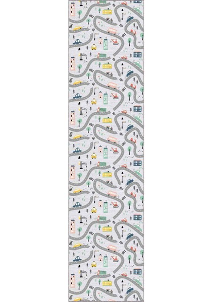 Gri Kaymaz Çocuk Kreş Kesme Rulo Özel Ölçülü Yolluk AR250 fiyatları