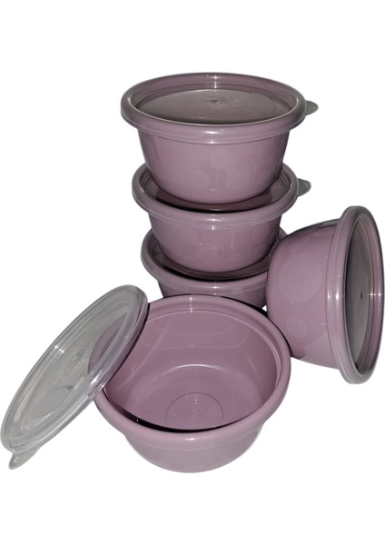 Tick Tock Hava Sızdırmaz Saklama Kabı 5'li Set 5 x 250 ml Pudra
