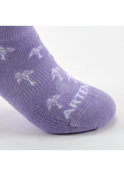 Artengo Çocuk Tenis Çorabı - Kısa Konç - 3 Çift - Yeşil/Mor - RS 160 indirimleri
