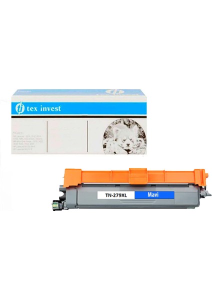 TN-279XL / MFC-L3760CDW Mavi Muadil Toner 2300 Syf Chipli