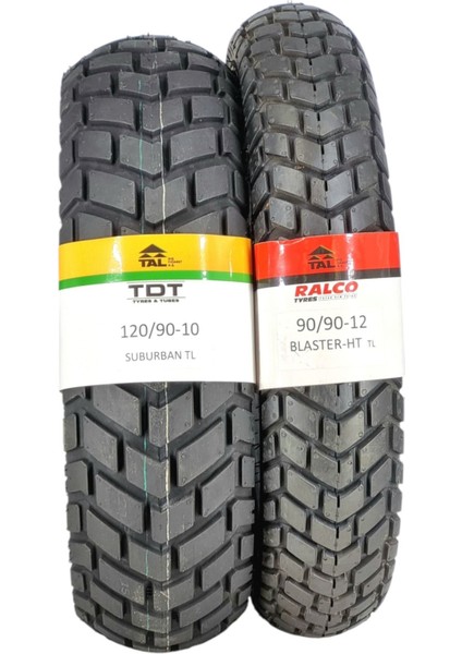 120/90-10 ve 90/90-12 Tl (Tubeless - Dubleks) Lastik Takımı Urbanht fiyatları