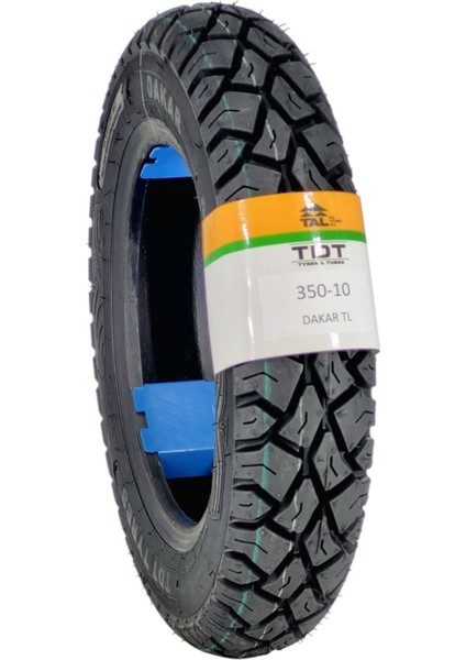 350-10 Tl (Tubeless - Dubleks) Motosiklet Lastiği Dakar