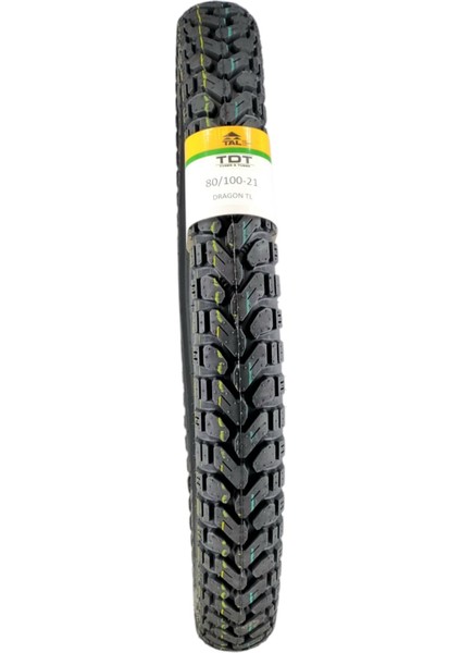 80/100-21 Tl (Tubeless - Dubleks) Motosiklet Lastiği DRAGON11