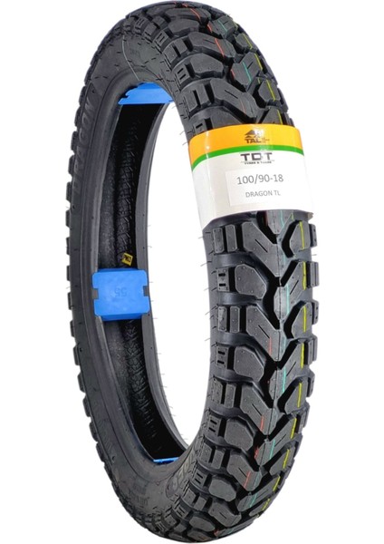 100/90-18 Tl (Tubeless - Dubleks) Motosiklet Lastiği Dragon3