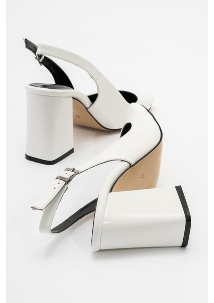 Sofıa Beyaz Rugan Kadın Topuklu Ayakkabı fiyatları