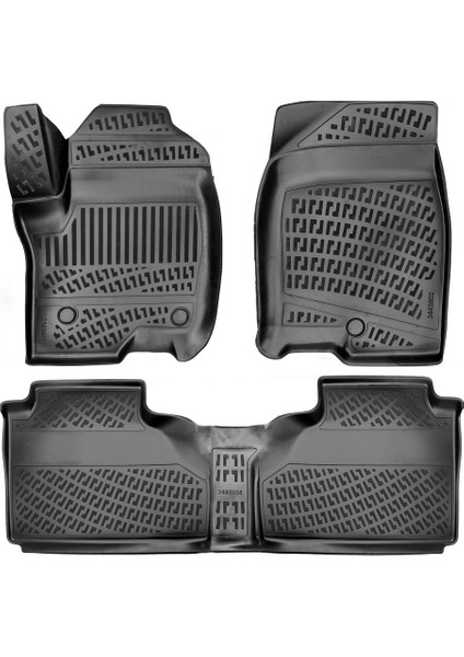 Chevrolet Tahoe 3D Havuzlu Paspas Siyah (5 Koltuklu) 2021 ve Sonrası