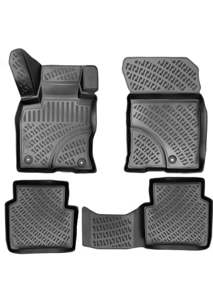 Lincoln MKX 3D Paspas - Siyah, Hybrid Olmayan için | 2020 ve Sonrası