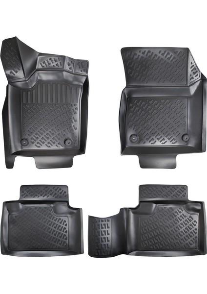 Dodge Durango 3D Havuzlu Paspas Siyah 2011 ve Sonrası