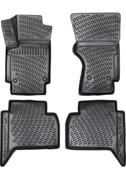 VW Amarok 3D Paspas - Siyah | 2010-2022 Arası