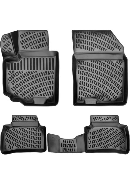 Suzuki SX4 S-Cross 3D Paspas - Siyah | 2013 -2020 Arası