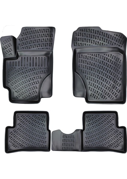 Kia Rio 3D Havuzlu Paspas Siyah 2005-2011 Arası