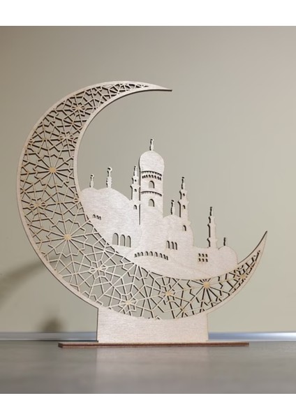 Ahşap Dekoratif Ramazan Süsü / Ahşap Dekoratif Islami Biblo / Ahşap Dekoratif Süs Eşyası