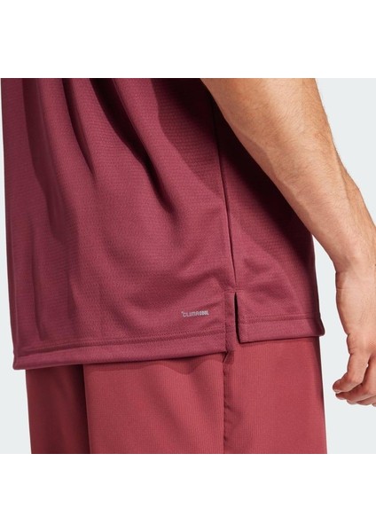 Climacool Erkek Polo Yaka Tişröt Bordo JH3396 fırsatları