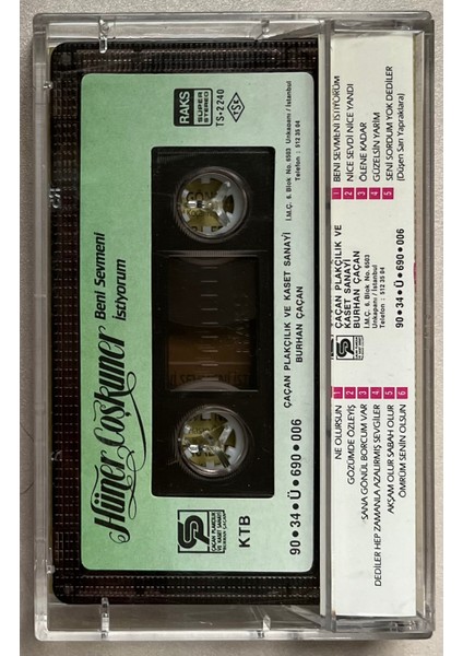 Hüner Coşkuner - Beni Sevmeni İstiyorum (Kaset) fiyatları