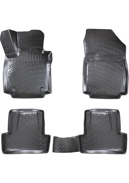Renault Captur 3D Havuzlu Paspas Siyah 2013-2019 Arası
