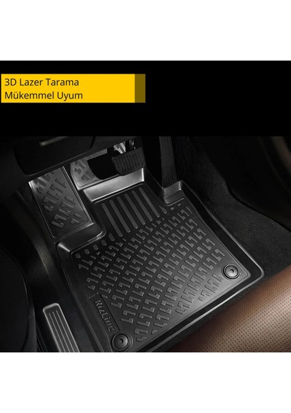 Kia Cerato 3D Havuzlu Paspas Siyah 2004-2009 Arası fiyatları