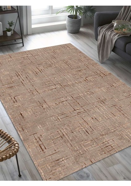 Dijital Baskılı Yıkanabilir Kaymaz Taban Salon ve Oturma Odası Halısı 6097H