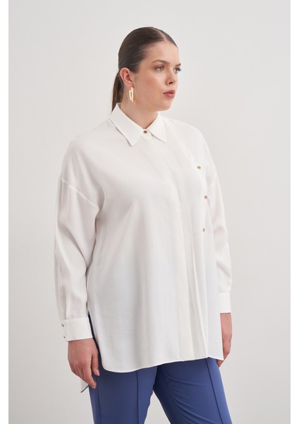 Pileli Metal Logolu Bluz fırsatları