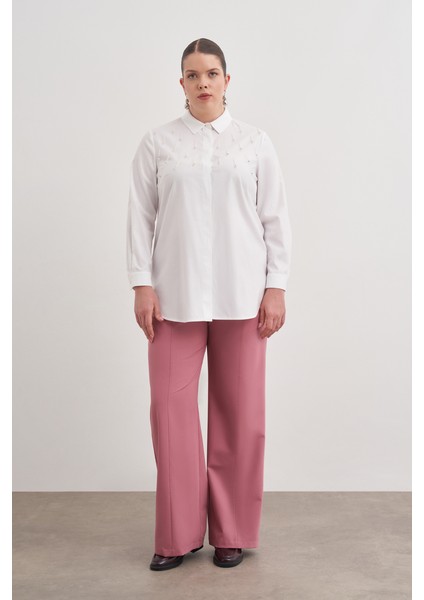 Işlemeli Cotton Gömlek fiyatları