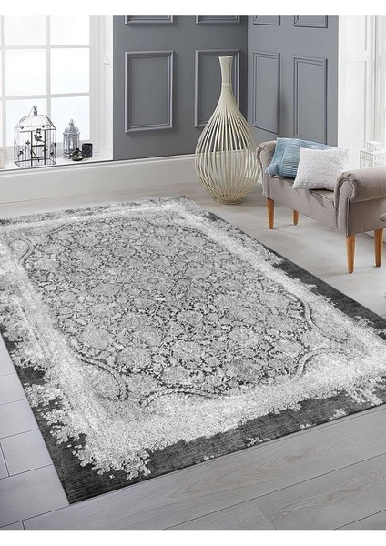 Dijital Baskılı Yıkanabilir Kaymaz Taban Salon ve Oturma Odası Halısı 6192H