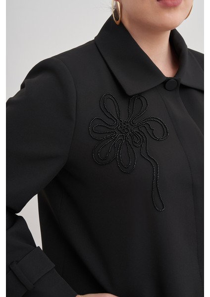 Boncuk Nakış Işlemeli Cepli Kap modelleri