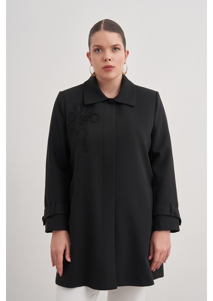 Boncuk Nakış Işlemeli Cepli Kap fırsatları