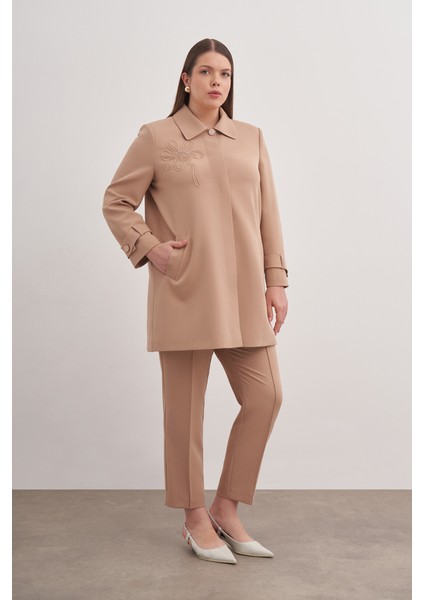 Boncuk Nakış Işlemeli Cepli Kap indirimleri