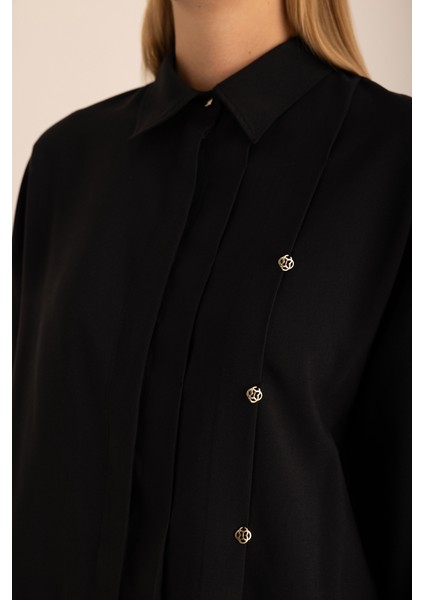 Pileli Metal Logolu Bluz modelleri