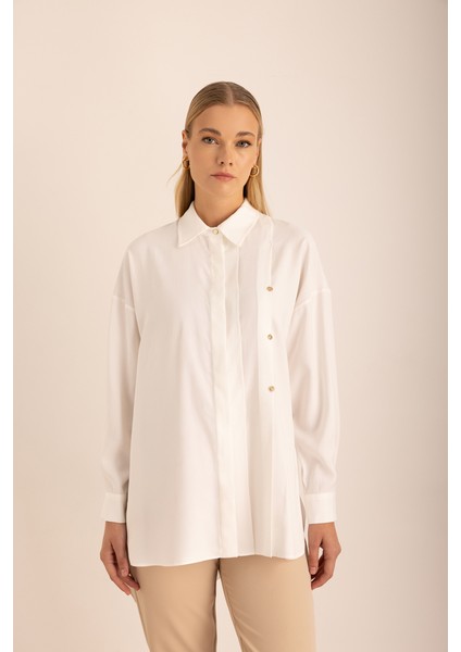 Pileli Metal Logolu Bluz fiyatları