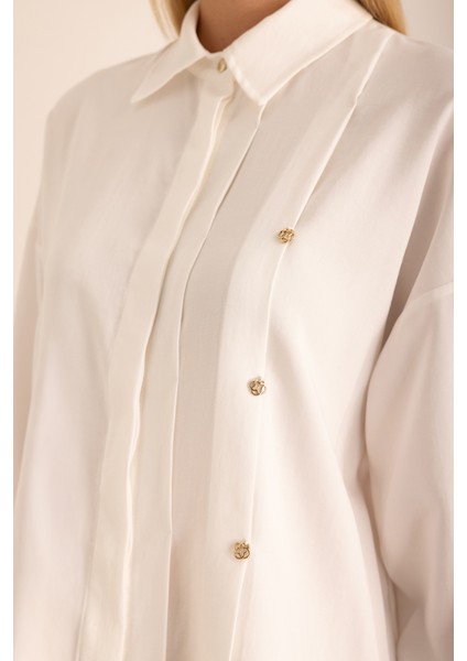 Pileli Metal Logolu Bluz modelleri