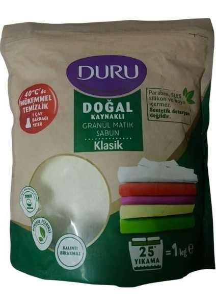 Doğal Granül Matik Sabun Klasik 1000 gr