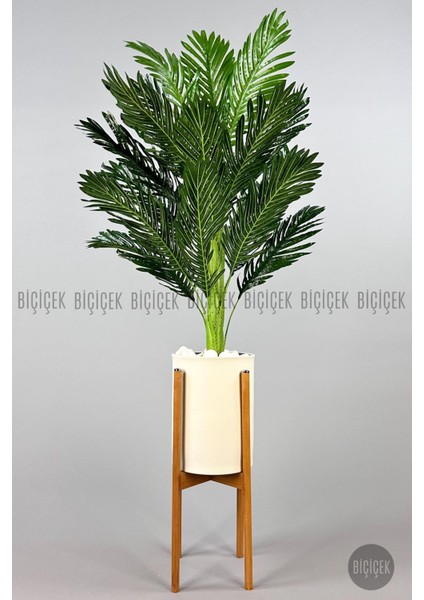 150 cm Areka Ağacı Ayaklı Metal Saksıda