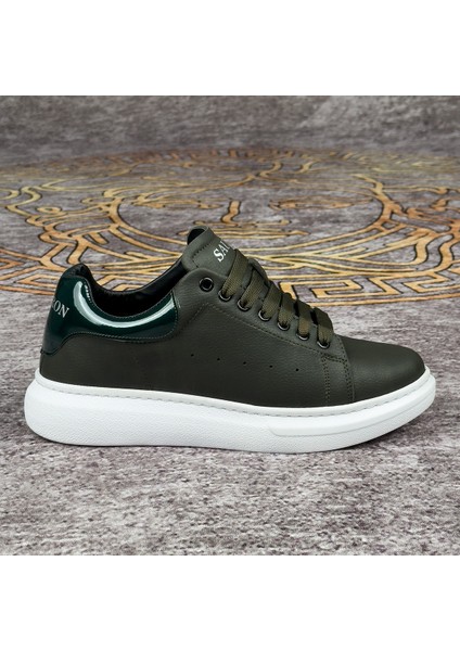 Haki Renk Mcqueen Style Spor Ayakkabı Günlük Sneaker Ortopedik Tabanlı 310 modelleri