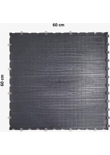 60 x 60cm, Taban Kapatma Dolu Parça Tüm 60lık Çit Kafeslere Uyumlu