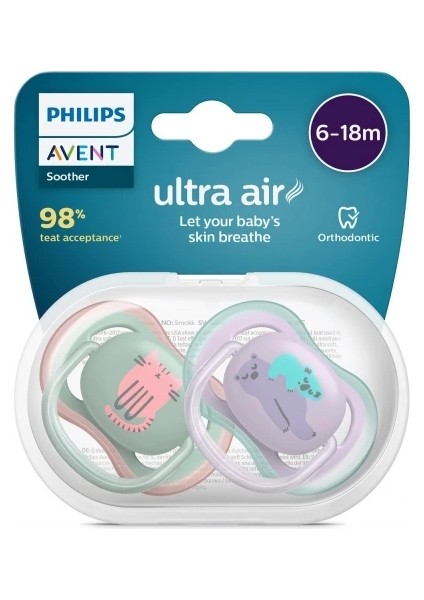 Nessiworld Avent Ultra Air Emzik 6-18 Ay Kız