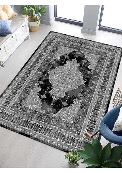 Dijital Baskılı Yıkanabilir Kaymaz Taban Salon ve Oturma Odası Halısı 0036H