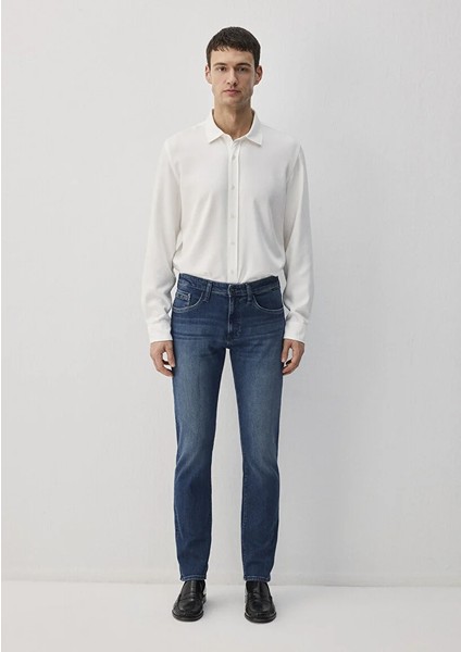 Marcus Lux Black İndigo Mavisi Jean Pantolon 0035189349 modelleri