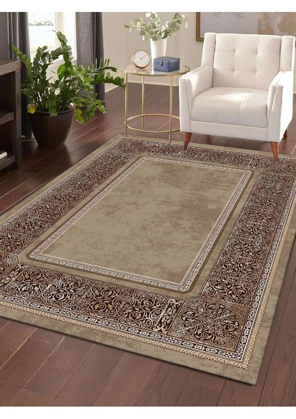 Dijital Baskılı Yıkanabilir Kaymaz Taban Salon ve Oturma Odası Halısı 3054H