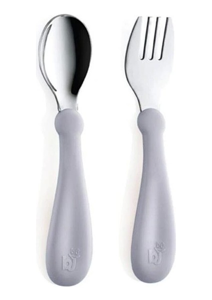 Nessiworld Paslanmaz Çelik Çatal Kaşık Seti 522 Gri