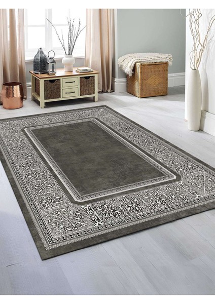 Dijital Baskılı Yıkanabilir Kaymaz Taban Salon ve Oturma Odası Halısı 3054H