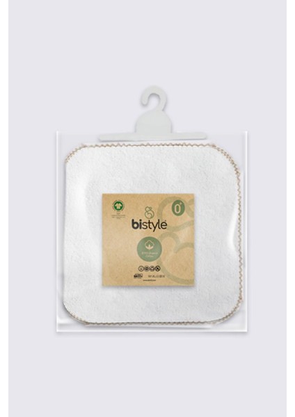 Organik Bebek 6lı Havlu Ağız Mendil Büyük Boy 28*28 cm Ekru indirimleri
