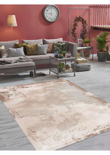 Dijital Baskılı Yıkanabilir Kaymaz Taban Salon ve Oturma Odası Halısı 5082H
